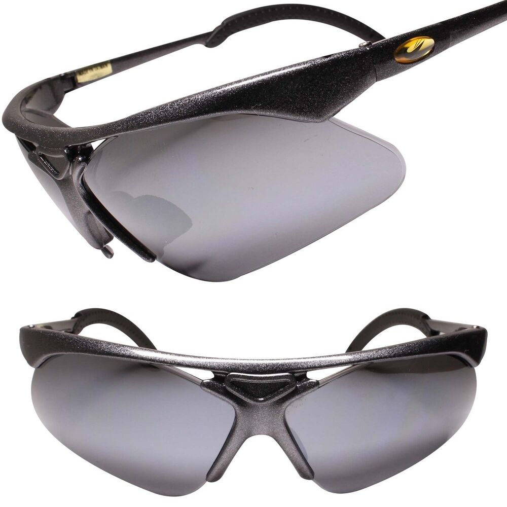 Gray Wrap Around Semi Rimless Sport Sunglasses for Athletes Golf Biker Fishing